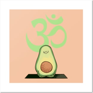 Om Avocado Posters and Art